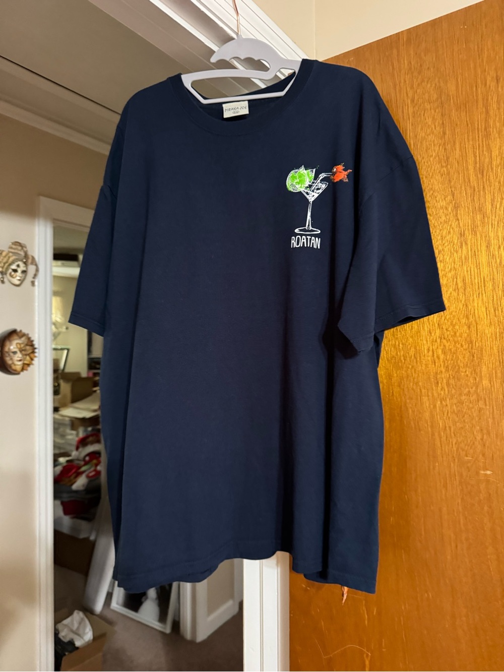 Roatan Navy Short-Sleeve Graphic Tee